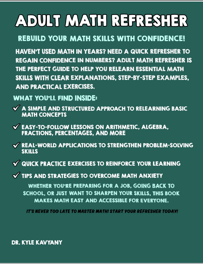 Adult Math Refresher Adult Math Refresher