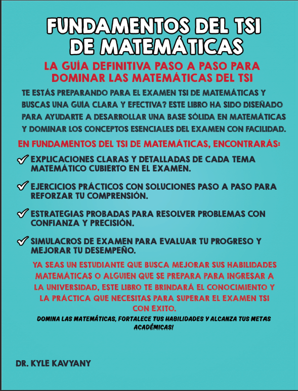 TSI math fundamentals spanish
