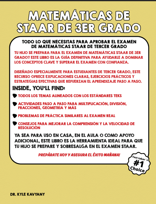 STAAR Grade 3 Math (Spanish Edition)